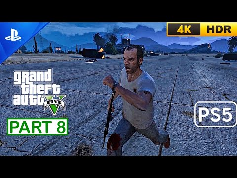 GTA V PS5 - Gameplay Walkthrough (60FPS 4K HDR) Part 8 No Commentary