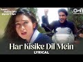 Har Kisike Dil Me Ek Ladki Ka Khayal Rehta Hai Lyrics Abhishek Karishma Haan Maine Bhi Pyar Kiya
