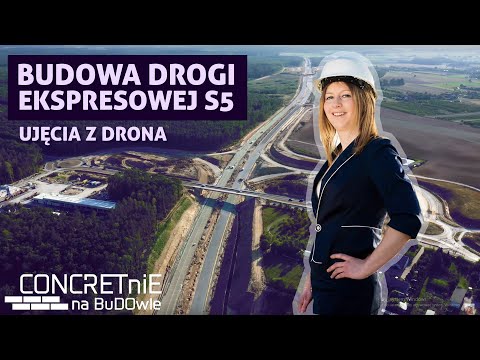 Budowa Drogi Expresowej S5 - Tryszczyn k. Bydgoszczy 4K Video Ultra HD
