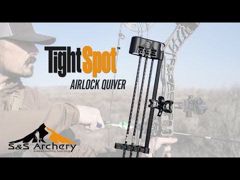 Tightspot Airlock Quiver - NEW lightweight 4 Arrow Quiver
