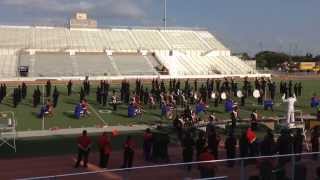 Rio Grande City High School Rattler Band performing 
