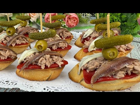🤩¡¡Este Aperitivo de Atún es tan delicioso que la cocino casi todos los días fácil y rápido!! 😎