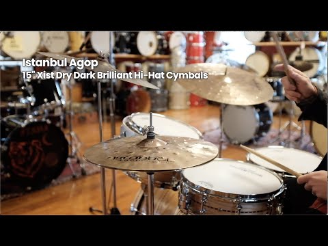 Istanbul Agop 15" Xist Dry Dark Brilliant Hi Hat Cymbals