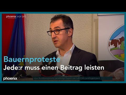 Rede von Cem Özdemir zu den Bauernprotesten am 10.01.23
