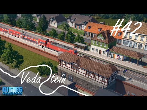 Vedastein #42 - Adding another rural station to the mix | Cities Skylines Detailing