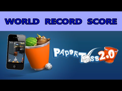 Paper Toss 2 - World Record High Score