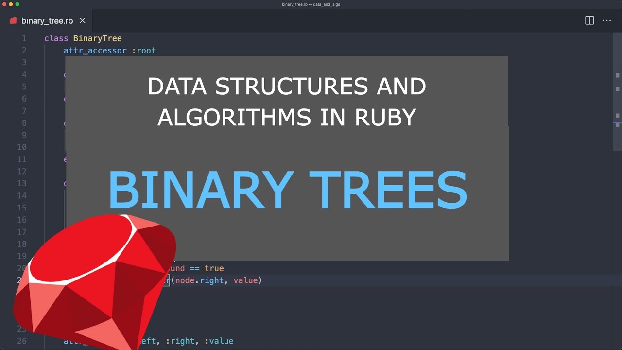 Data Structures and Algorithms in Ruby: Binary Trees