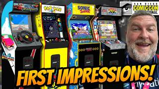 Arcade1up Comic Con Supremes Outrun, Street Fighter, Pac-Man & Sonic The Hedgehog First Impressions