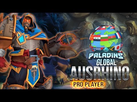 ausrhino Ranked Atlas off-Tank PRO PLAYER (Kanga Esports) Paladins POV GLOBAL