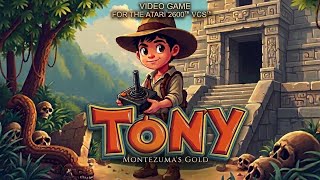 TONY Montezuma's Gold - New Atari 2600 Game - 2026