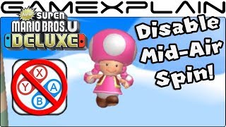 How to Disable Mid-Air Spin from Jump in New Super Mario Bros. U Deluxe! (Secret Trick)