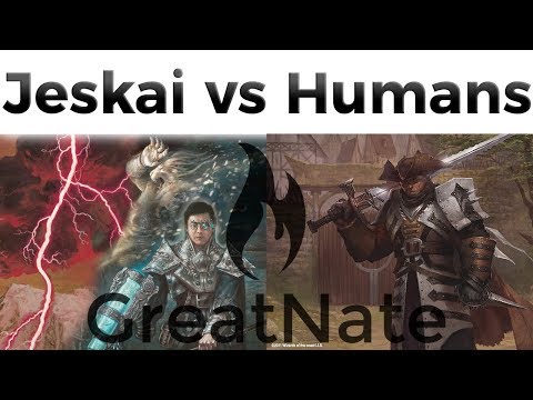 Jeskai Tempo Geist vs 5c Humans | Round 4 | Modern MTG Magic the Gathering