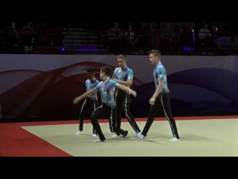 Spelthorne   Gold   Mens Group   11 16  Acrobatic Gymnastics 2017