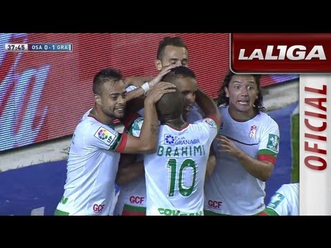 Gol de El Arabi (0-1) en el Osasuna - Granada CF - HD