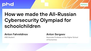 How we made the All-Russian Cybersecurity Olympiad