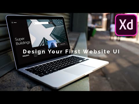 Adobe Xd Tutorial - How to Design the PERFECT Website UI - (From Beginner to PRO) - Speed Art#03