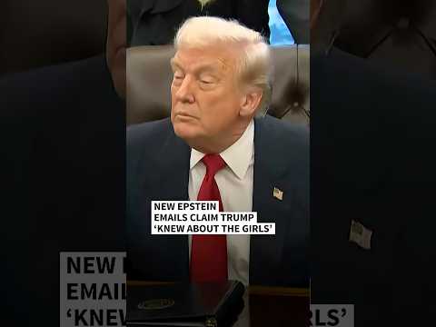 Video Thumbnail: New Epstein emails claim Trump 'knew about the girls'