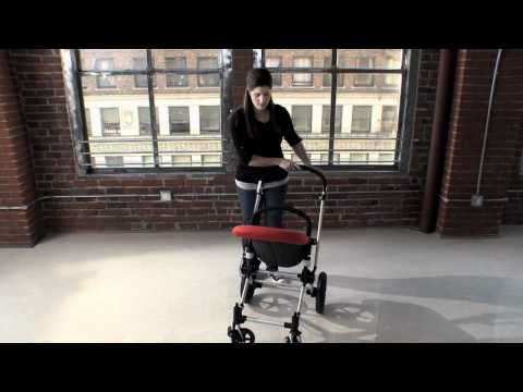 bugaboo cameleon demo - unfold the stroller