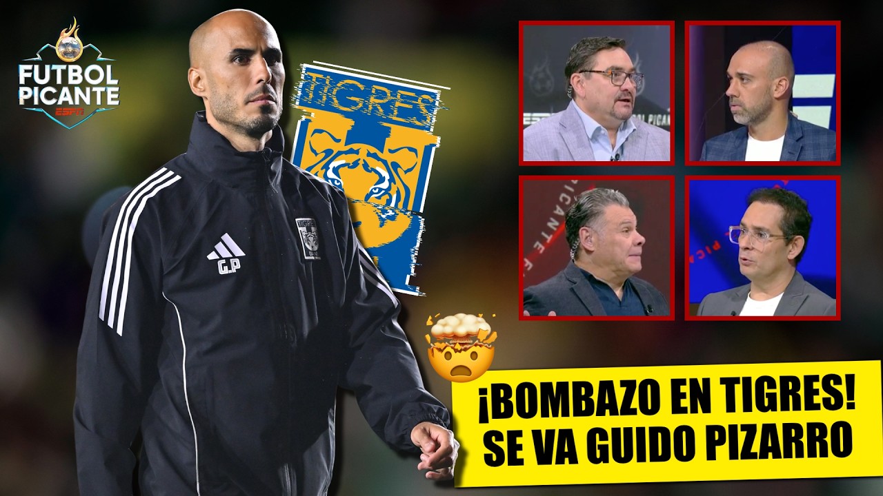 BOMBAZO. GUIDO PIZARRO RENUNCIÓ como DT de TIGRES tras apenas 2 JORNADAS de LIGA MX | Futbol Picante