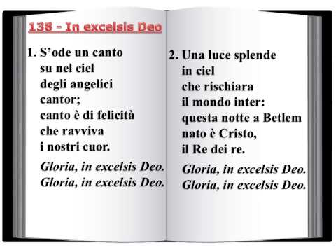 138 In excelsis Deo - Innario Chiesa Cristiana Avventista del Settimo Giorno 2014