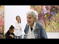 Larry Poons Kentucky Cols Exhibition In Paris