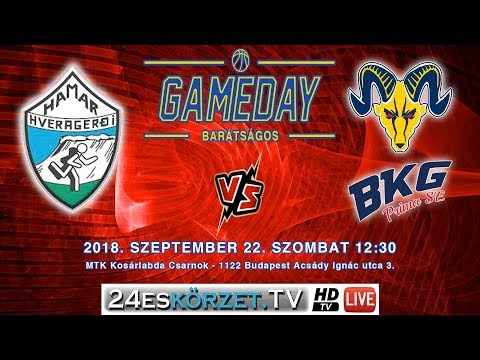 BKG PRIMA SE - Hamar Körfubolti barátságos kosárlabda mérkőzés