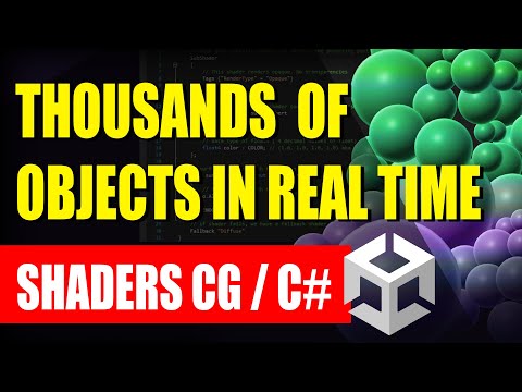 Unity Shader - GPU Instancing | Material Property Block | Tutorial | English Captions