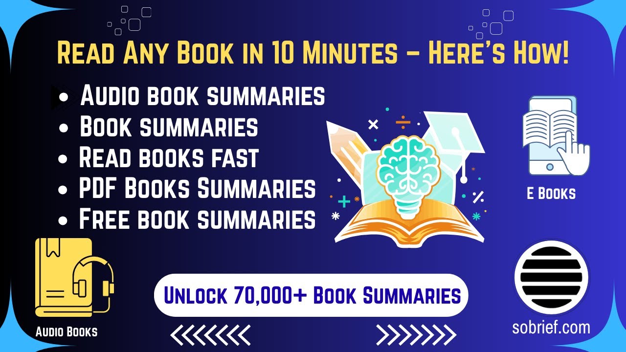 Sobrief Explained: Learn from Bestselling Books in Minutes productivity tools, book summaries