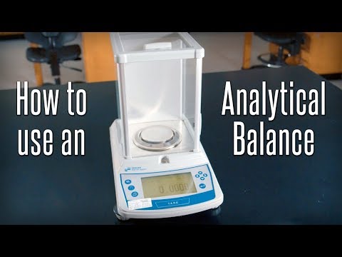 How to Use an Analytical Balance