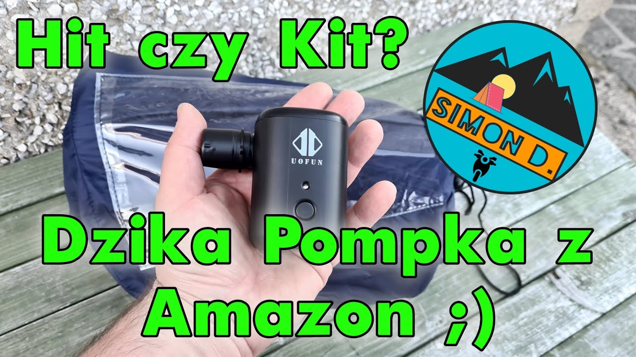 Pompka akumulatorowa do materaca. #Amazon.