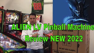 Pinball Brothers Alien LV Limited Version Pinball Machine Unboxing & Review NEW 2022