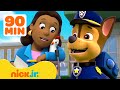 PAW Patrol Marshall Rescues Mayor Goodway & Chickaletta! w/ Chase | 90 Minutes | Nick Jr.