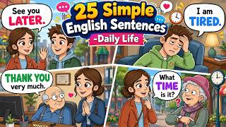 🗣️ 25 Simple English Sentences Everyone Uses Every Day