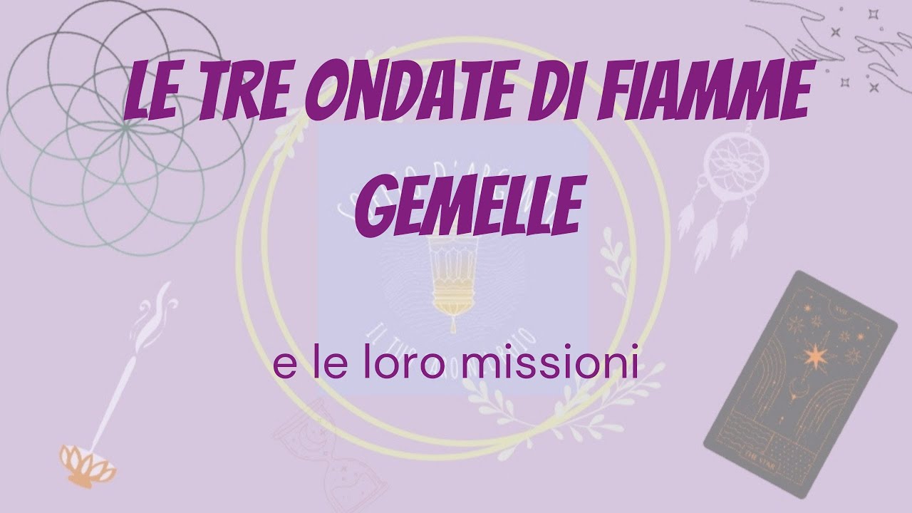 Le tre ondate di fiamme gemelle: due teorie.