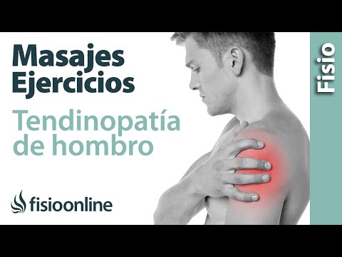 Ejercicios y automasajes para la tendinitis y el dolor de hombro