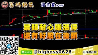 【大戶羅盤籌碼動能】 #謝宗霖1124，景碩耐心賺漲停 還有好股在後頭 (圖)