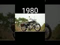 Royal Enfield Bullet Evolution 1920 2023