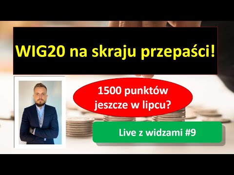 Tąpnięcie na GPW! Wig20 najsłabszy w Europie! Live z inwestorami #9