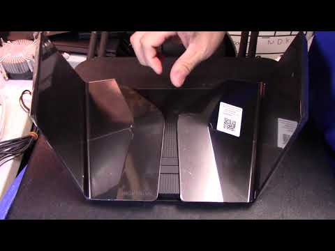 Night Hawk Tri Band AX12 12 Stream AX1100 (model RAX200) Wi Fi 6 Router unboxing and overview.