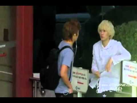 [110918] Eunhyuk & Donghae After SBS Inkigayo Pre-recording