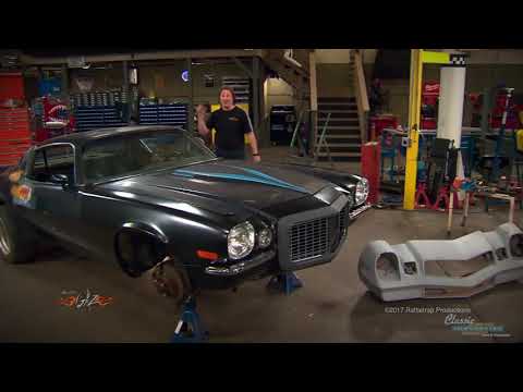 Stacey David of Gearz Converts 1981 Camaro Front End to 1970-73 RS Split Bumper