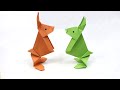 Easy Origami Rabbit - How to Make Rabbit Step by Step - Jumping Paper Rabbit