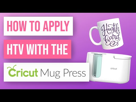 ☕ How to Apply Heat Transfer Vinyl (HTV) with the Cricut Mug Press