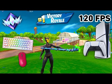 Fortnite Unreal Ranked Reload On PS5 Slim | Keyboard & Mouse Gameplay | 120 FPS | 4K
