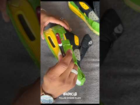 2011 Air Max 90 restoration/customization 🎨👟 #hmob #2024 #sneakerhead #restoration #customization