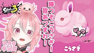 【スプラ3】フェスだ～‼こうさぎチーム集合‼【視聴者参加型】