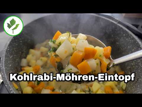 Kohlrabi-Möhren-Eintopf - Die perfekte Basis für unterschiedliche Gäste