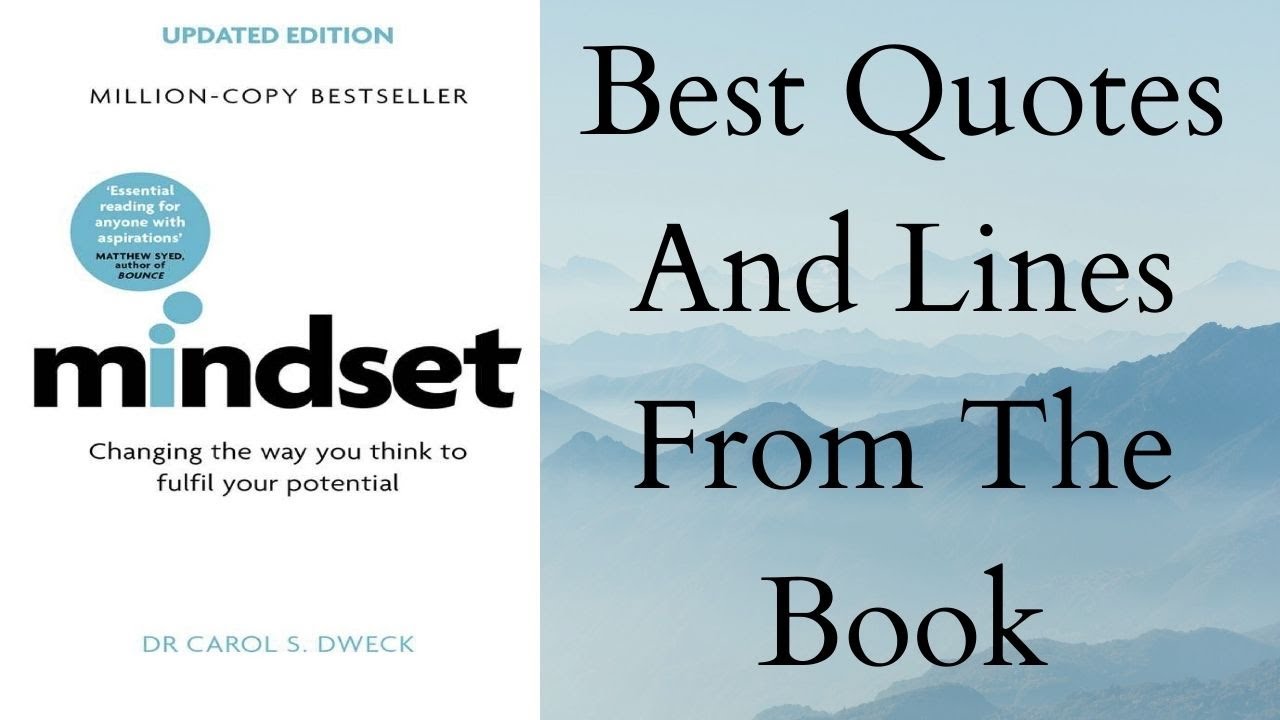 Mindset Book Best Quotes and Lines I Dr. Carol Dweck #mindset #growth