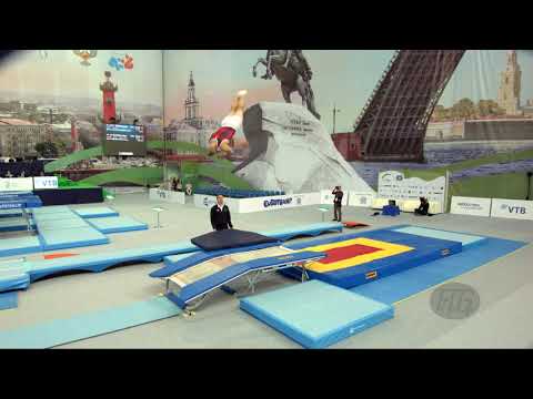 SCHWAIGER Jonathon (CAN) - 2018 Trampoline Worlds, St. Petersburg (RUS) - Qualif Double Mini R2