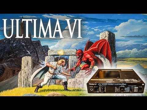 Ultima VI (1990) MIDI soundtrack OST on pro Roland synth
